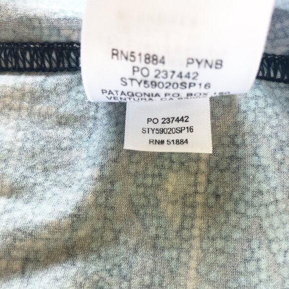 PATAGONIA W's West Ashley Dress Blue Mosaic Organic Cotton Tank Womens Small - Picture 5 of 7